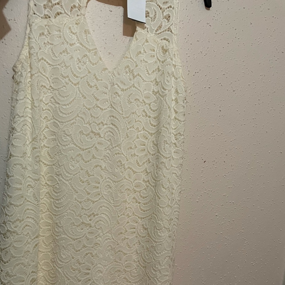 Ivory lace dress